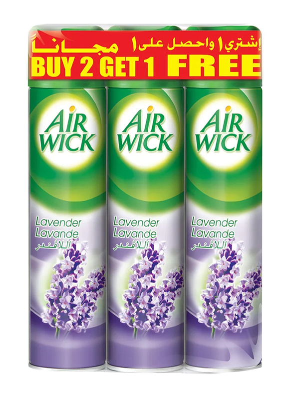 Air Wick Lavender Air Freshener, 3 Pieces x 300ml