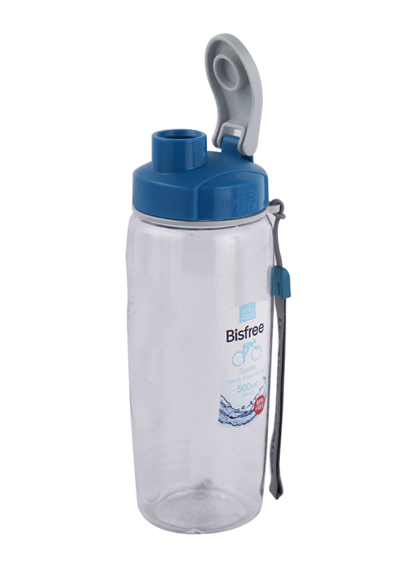 LocknLock 500ml Bis Free Handy Bottle, ABF721, Blue/White