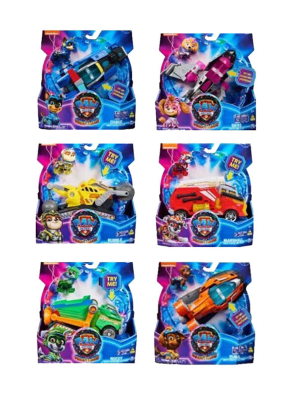 

Paw Patrol The Mighty Movie Themed Vehicles, Ages 3+, Assorted