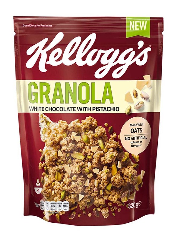 Kellogg's Granola White Chocolate with Pistachio, 320g