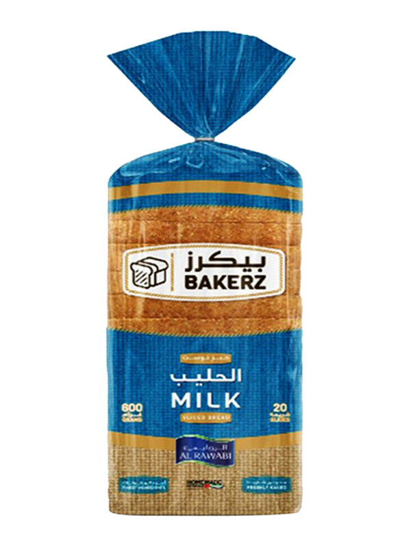 

Al Rawabi Bakerz Milk Sliced Bread, 600g