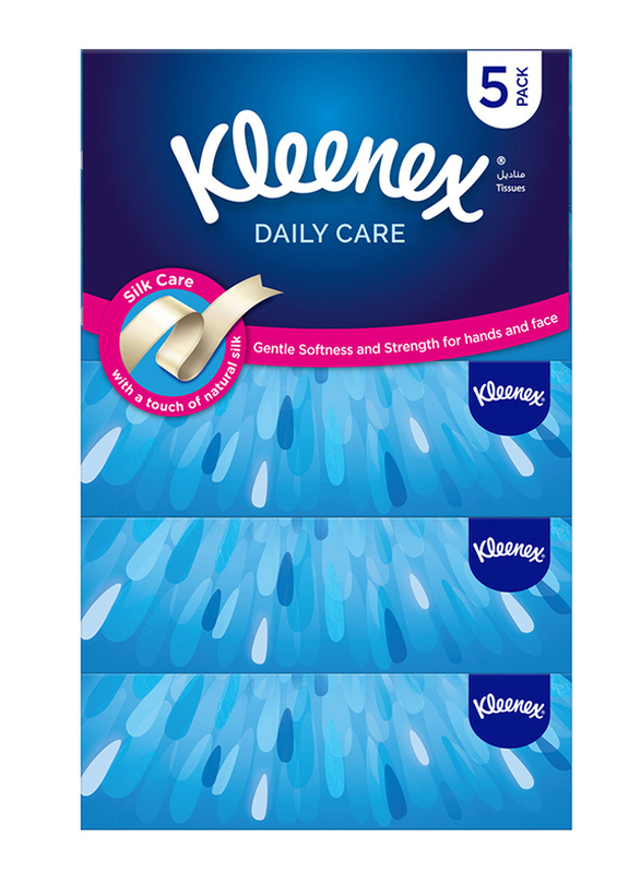 Kleenex Daily Care Wipes, 5 Boxes x 130 Sheets