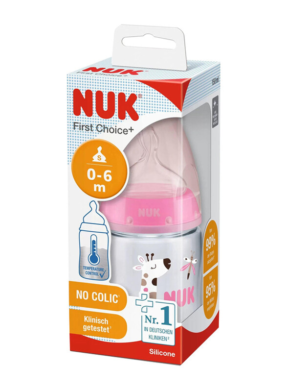 Nuk Anti-Colic First Choice Plus Polypropylene Bottle, 150ml