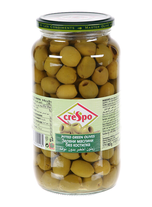 

Crespo Green Pitted Olives Jar, 440g