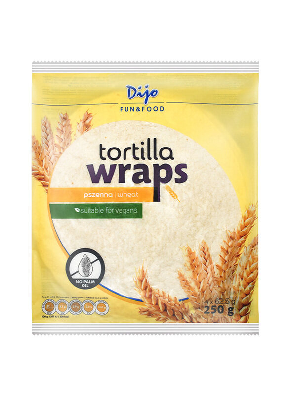 

Dijo 25cm Wheat Tortilla, 4 x 62.5g