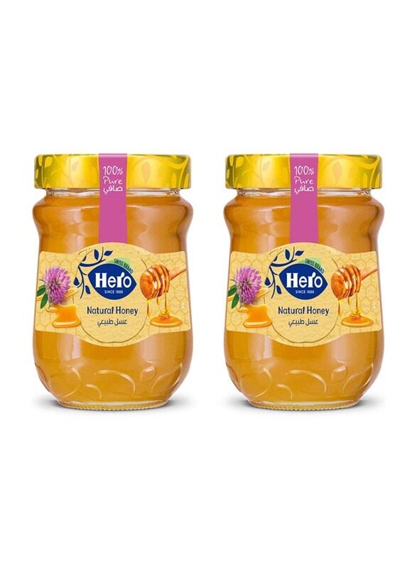 

Hero Natural Honey Jar, 2 x 360g