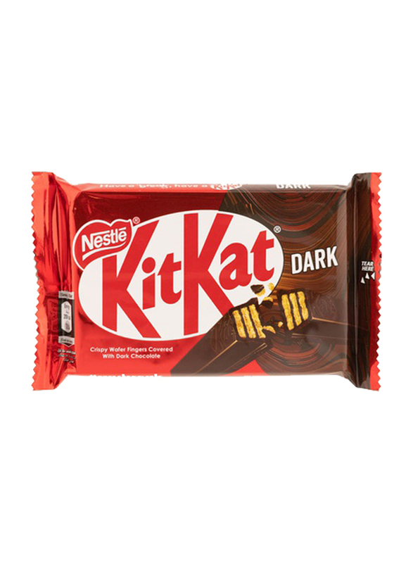 Kit Kat 4 Finger Dark Chocolate Bar, 24 x 41.5g