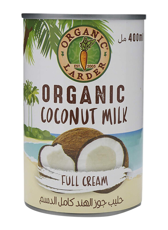 

Organic Larder Coconut Milk Full Cream, 400ml