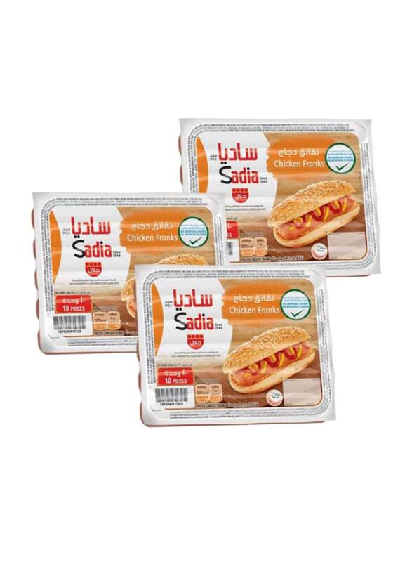 

Sadia Chicken Franks, 3 x 340 grams