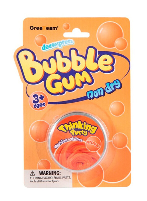 

Greateam Bubble Gum Super Putty, Assorted Colors, 1 Piece, 3+ Ages