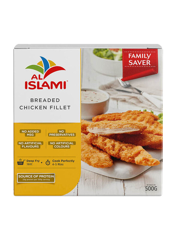 

Al Islami Breaded Chicken Fillet, 500 grams