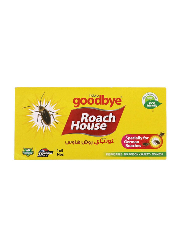 

Goodbye Roach House Cockroach Trap, 5 Count, One Size