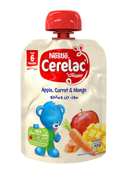 Nestle Cerelac Apple Mango and Carrot Puree, 90g