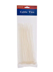 Sirocco Cable Ties, 50 Pieces, White