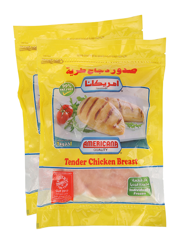 Americana Chicken Tender Breast, 2 x 1KG