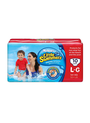 Huggies Little Swimmers Swim Pants Diapers, Size L.G, Large, 14+ kg, 10 Count