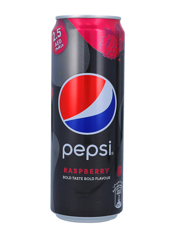 

Pepsi Black Raspberry Carbonated Soft Drink, 330ml