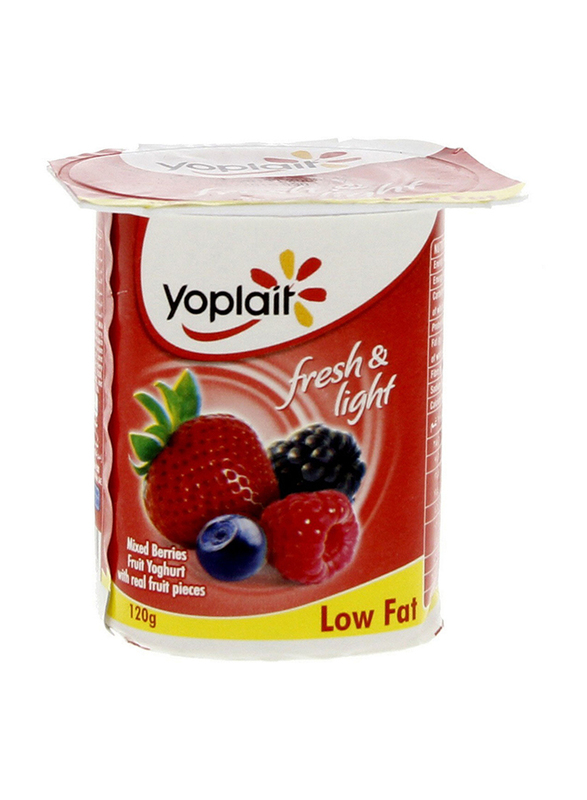 Yoplait Low Fat Mixed Berries Fruit Yogurt, 120g