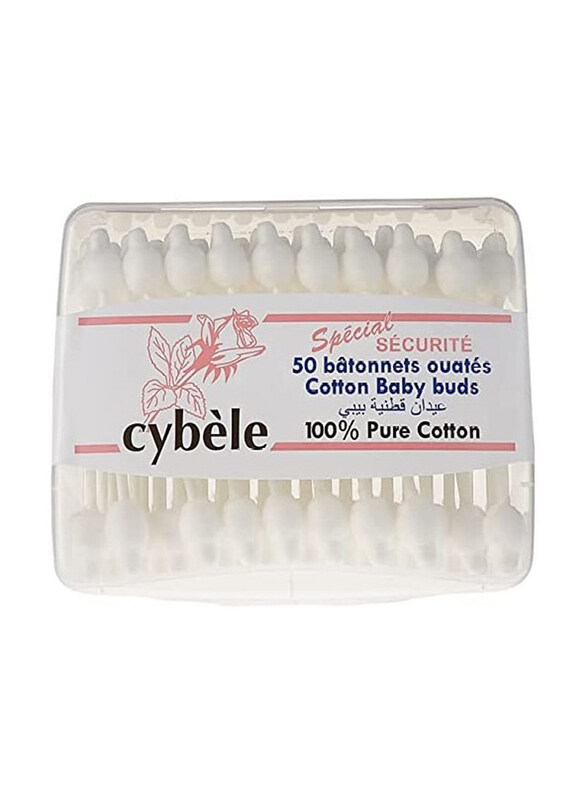 

Cybele Safety Cotton Buds, 50 Pieces