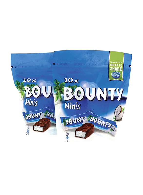 

Bounty Coconut Chocolate Minis, 2 x 285g