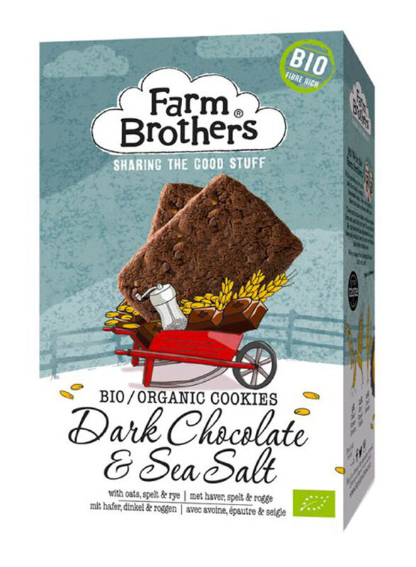 

Farm Brothers Organic Sea Salt Chocolate Cookies, 150g