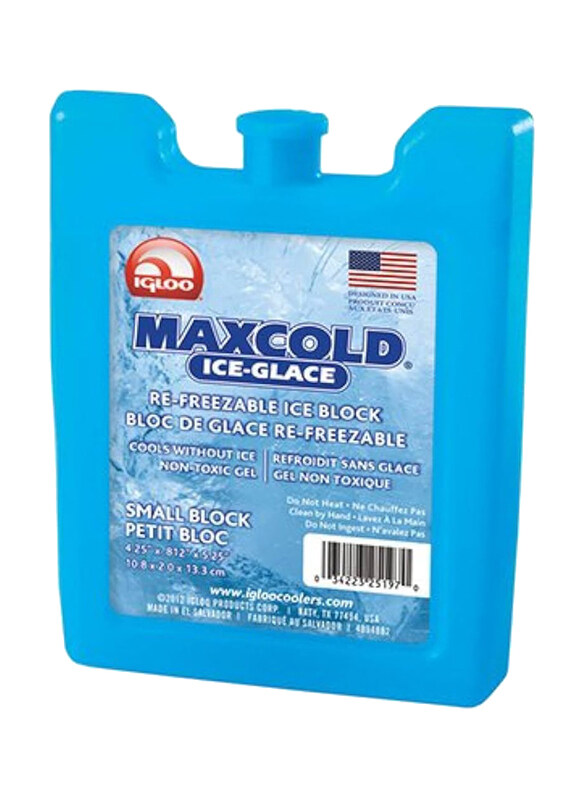

Igloo Max Cold Ice Freezer Block, Small, Blue