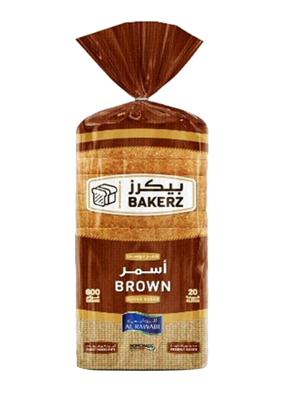 

Al Rawabi Bakerz Brown Sliced Bread, 600g