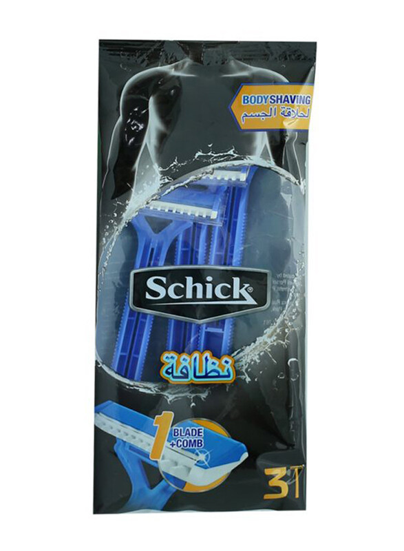 

Schick Nadafa Body Razor for Men, 3 Pieces