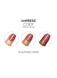 Kiss imPRESS False Nails, KIMC011C, Platonic Pink