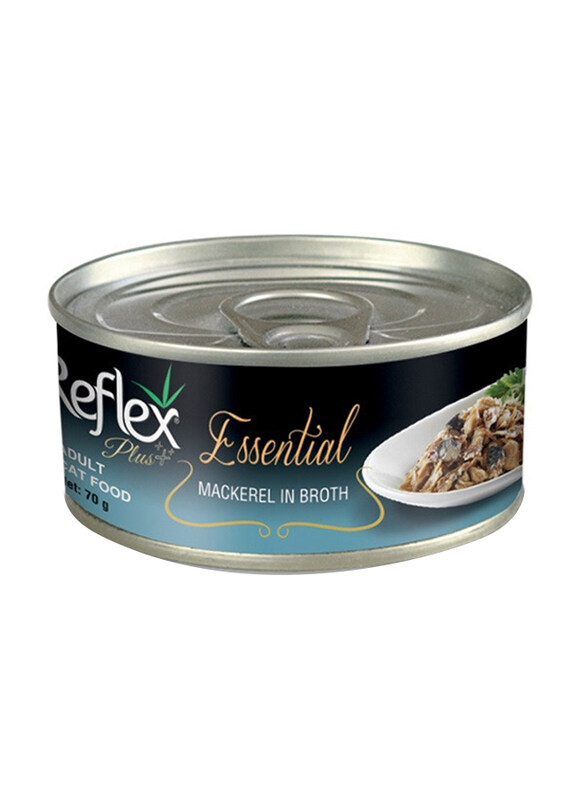 

Reflex Plus Essential Mackerel in Broth Wet Cat Food, 70g