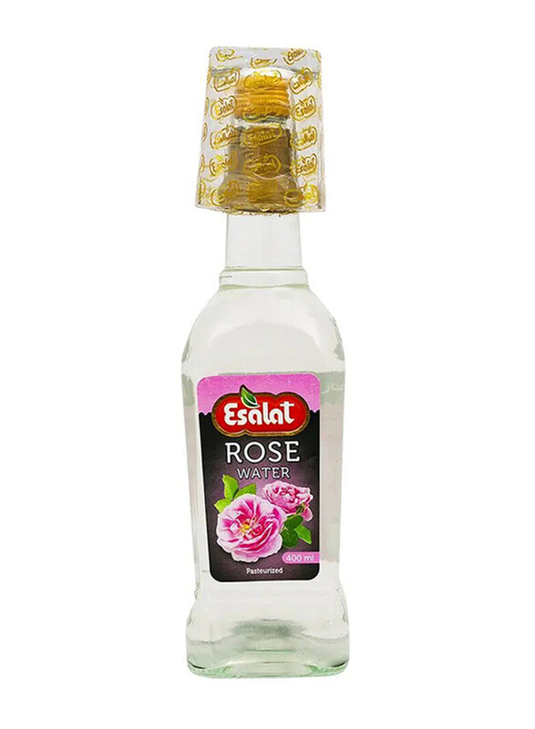 

Esalat Rose Water Glass Bottle, 410ml