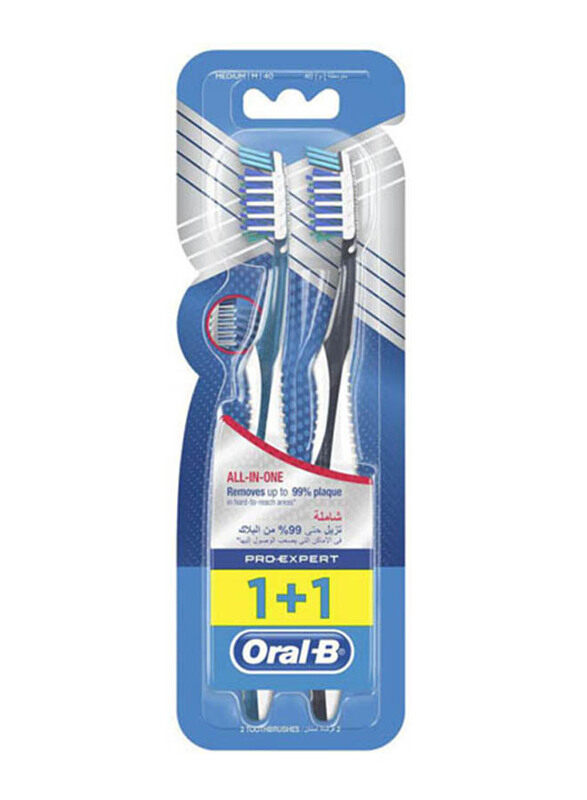 

Oral B All in One Pro Expert Toothbrush, 2 Pieces