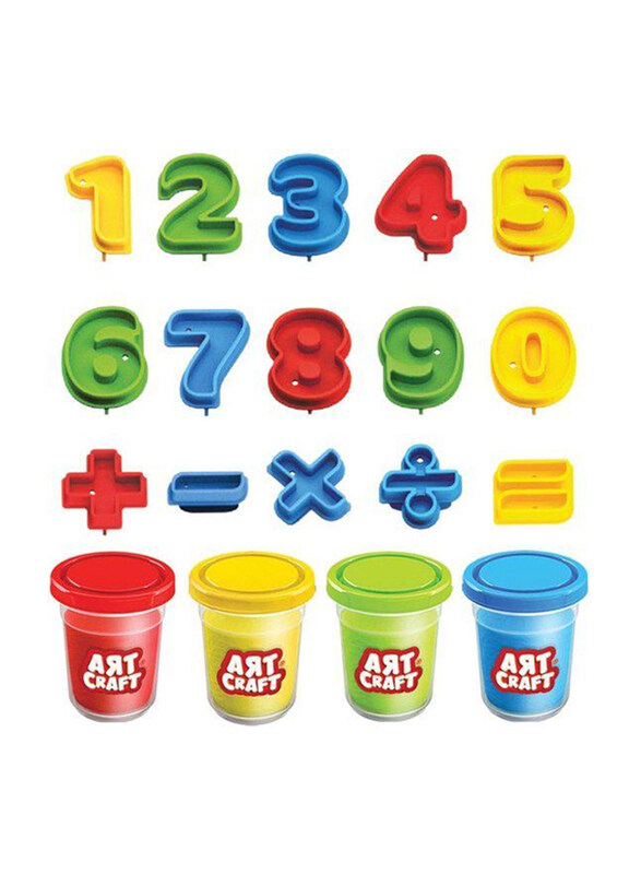 

Dede Art Craft Modelling Dough Box Numbers