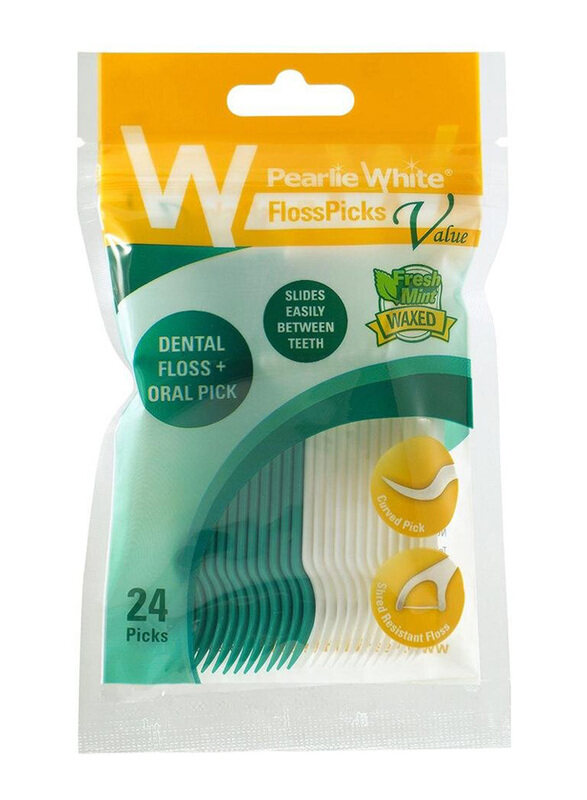 

Pearlie White Floss Picks, 24 Pieces
