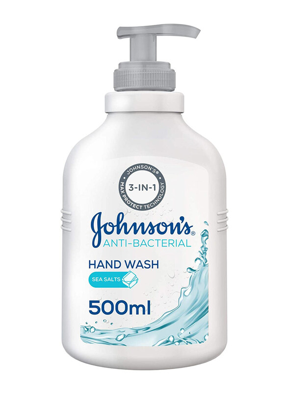 

Johnson's Sea Salt Anti-Bacterial Liquid Hand Wash, 500ml