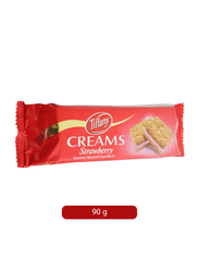 Tiffany Strawberry Flavored Cream Biscuits, 90g