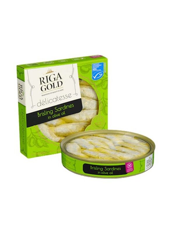 

Riga Gold Brisling Sardines In Olive Oil, 120g