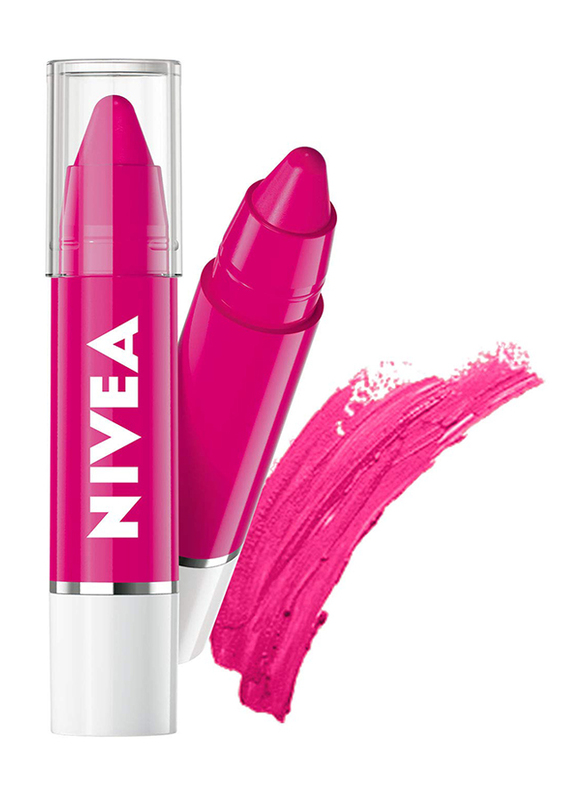 Labello Crayon Lipstick, 3gm, Hot Pink, Pink