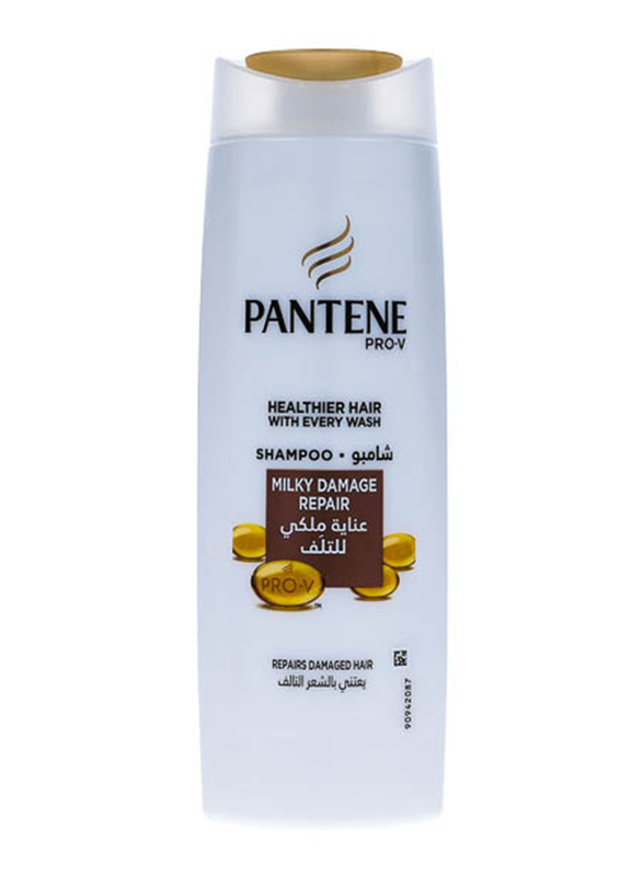 Pantene Pro-V Milky Damage Repair Shampoo for Damaged Hair, 400ml