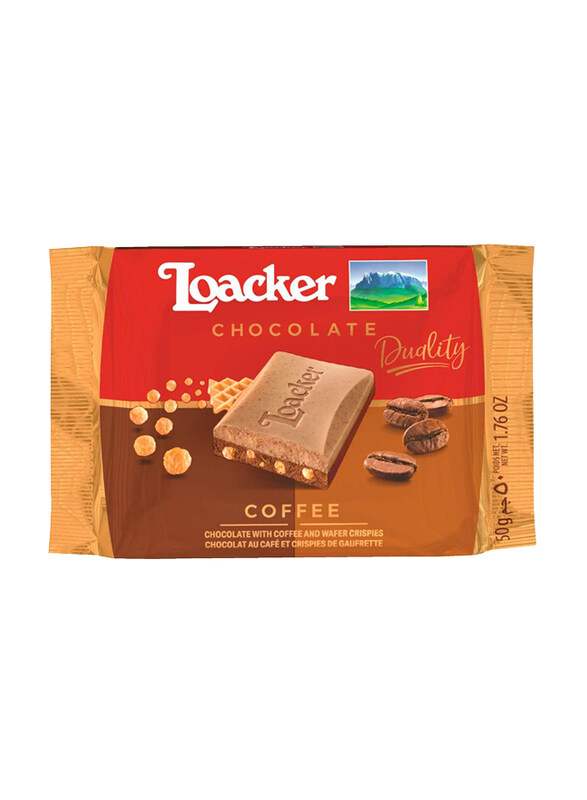 

Loacker Duality Coffee Chocolate Bar, 50g