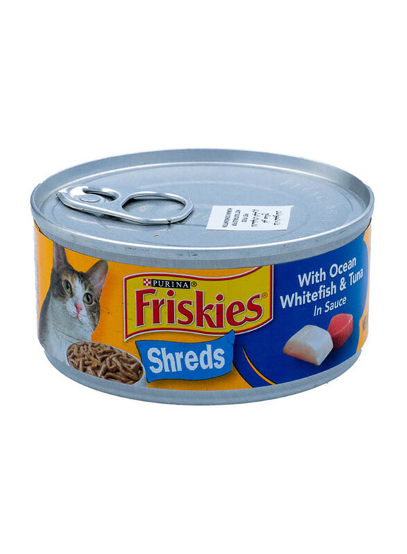 

Purina Friskies White Fish and Tuna in Sauce Wet Cat Food, 5.5 Oz