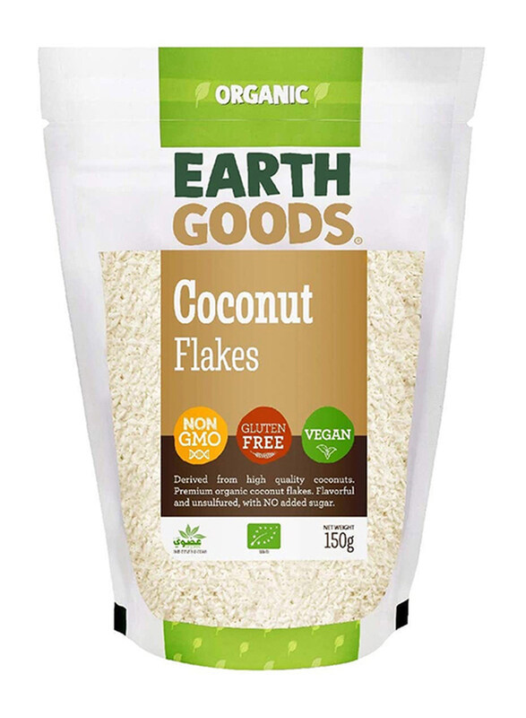 

Earth Goods Organic Coconut Flakes, 150g