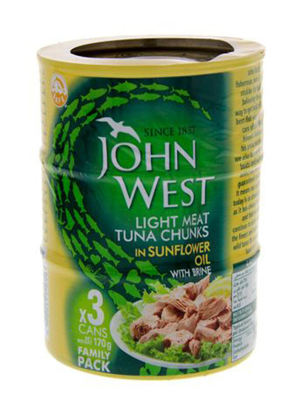 

John West Tuna Chunks in Brine, 3 x 170g