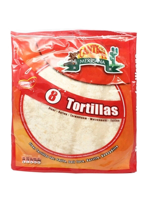 

Cantina Mexicana Flour Tortilla Wrap, 8 Pieces, 340g