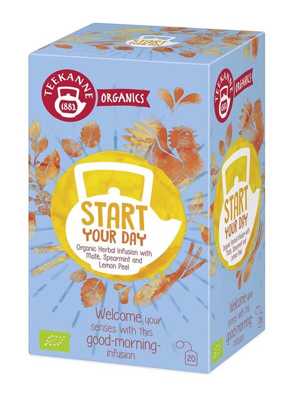 

Teekanne Organic Bio Start Yourday Tea, 20 x 1.80g