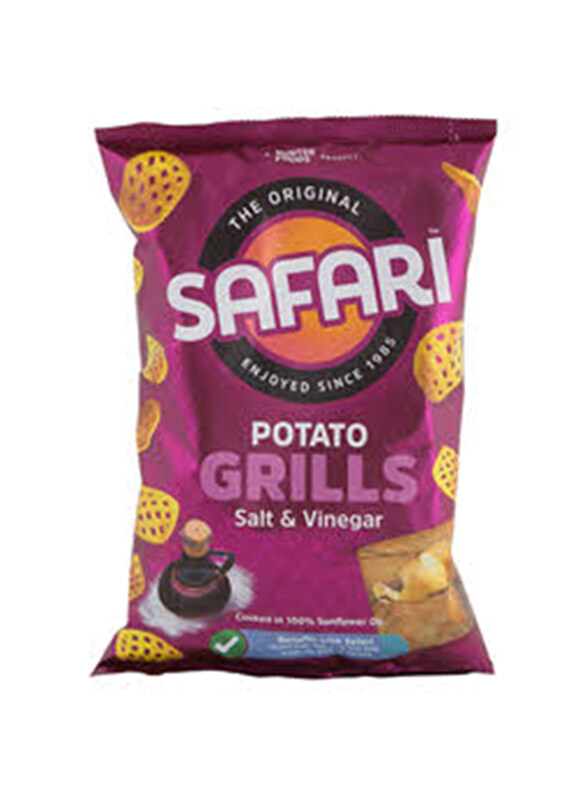 

Safari Potato Grill Salt & Vinegar, 60g