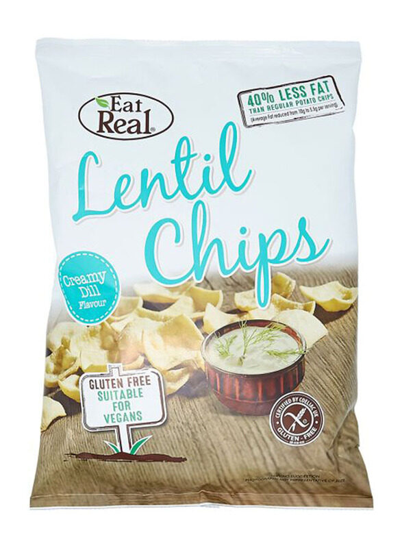 

Eat Real Lentil Creamy Oil Chips, 113g