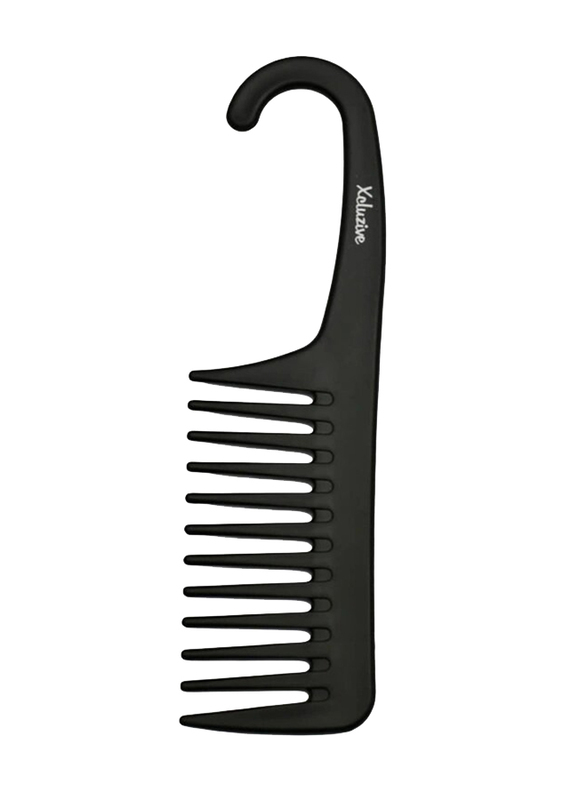 Xcluzive Wide Tooth Shower Comb with Hang On Handle, Assorted