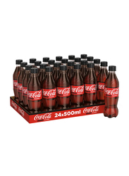 Coca Cola Zero Soda Soft Drink, 24 x 500ml
