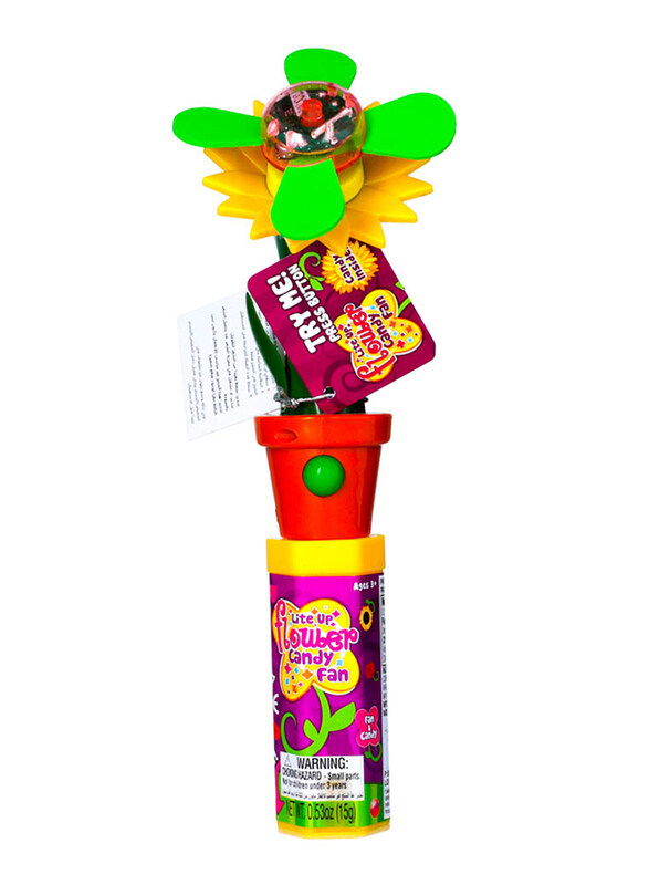 

Candyrific Lite Up Flower Candy Fan, 15g